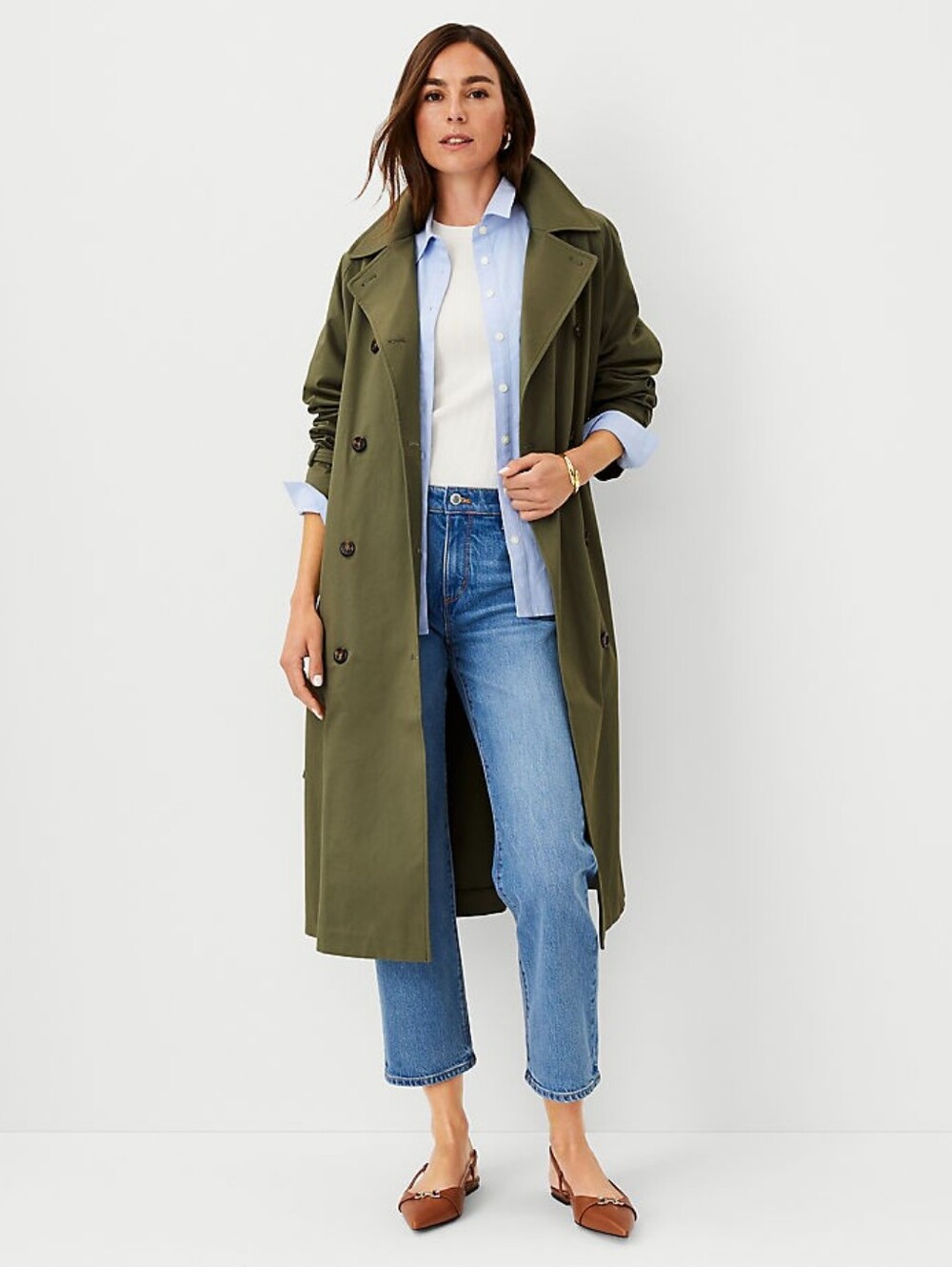 Ann Taylor | Relaxed Raglan Trench Coat